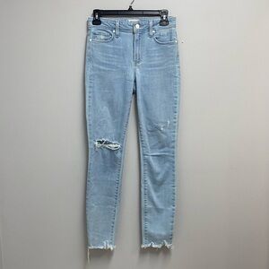 Paige denim Light Blue Distressed Women's Jeans size 24